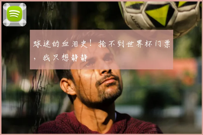 球迷的血泪史!抢不到世界杯门票,我只想静静